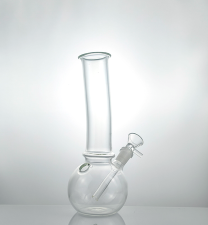 Clear Glass Bong Water Pipe With Hole