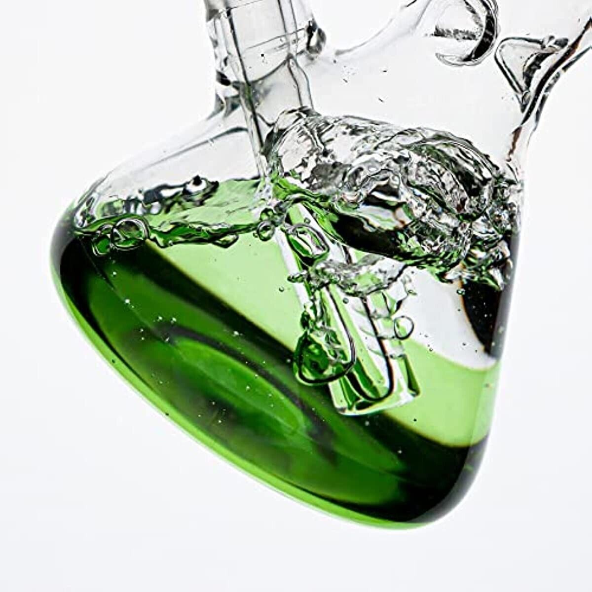 Green Bong Glass Water Pipe 11IN