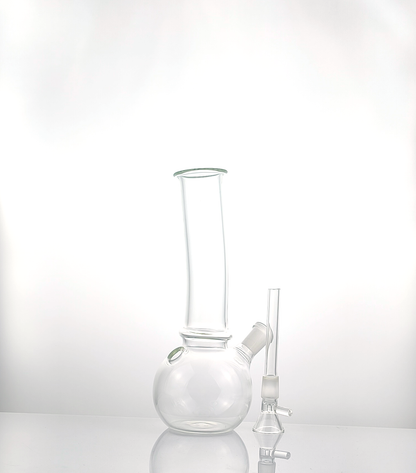 Clear Glass Bong Water Pipe With Hole