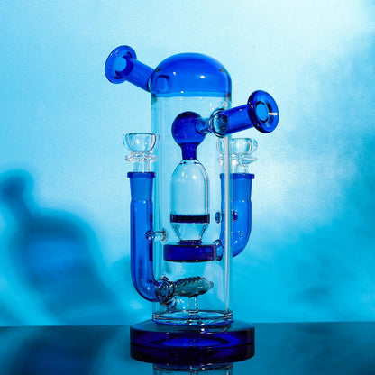 Heavy Bongs Blue |18mm |10IN