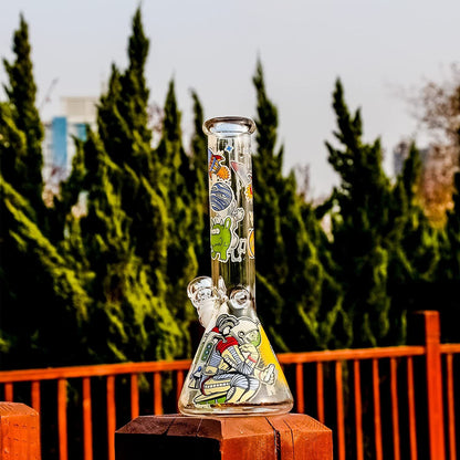 Glow in Dark Glass Bong | 11in